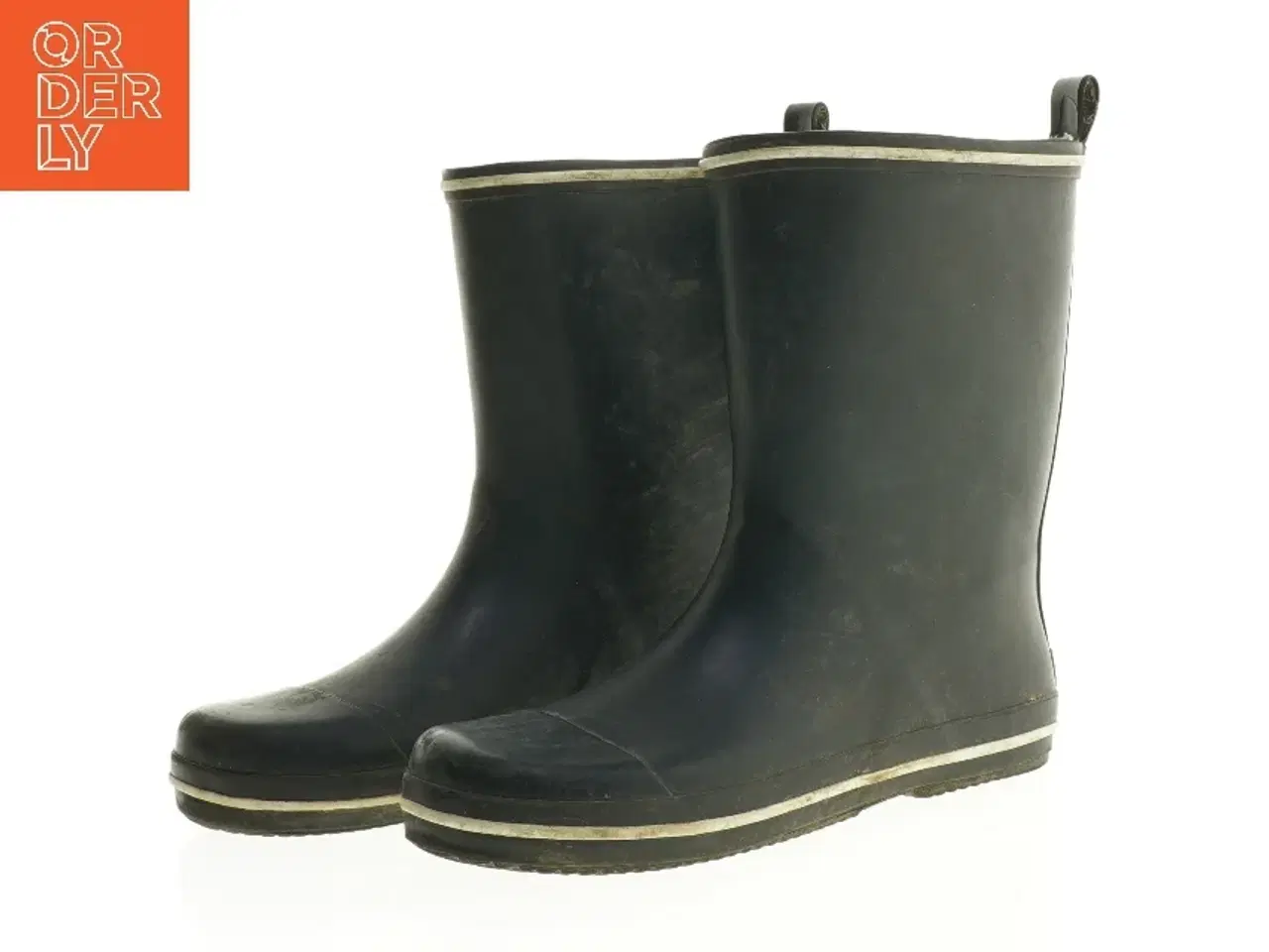 Billede 1 - Brugte sorte gummistøvler (str. 34)