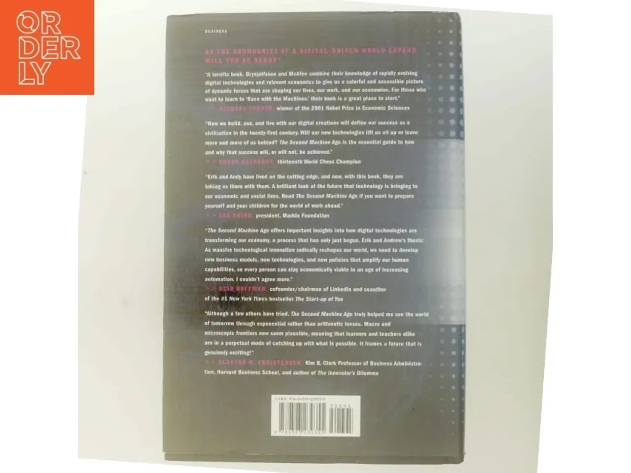 Billede 3 - The second machine age : work, progress, and prosperity in a time of brilliant technologies af Erik Brynjolfsson (Bog)