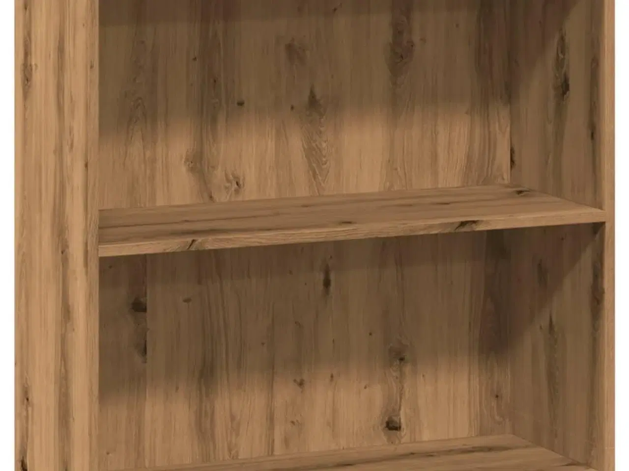 Billede 2 - Bogreol 80x30x77 cm konstrueret træ egetræsfarve