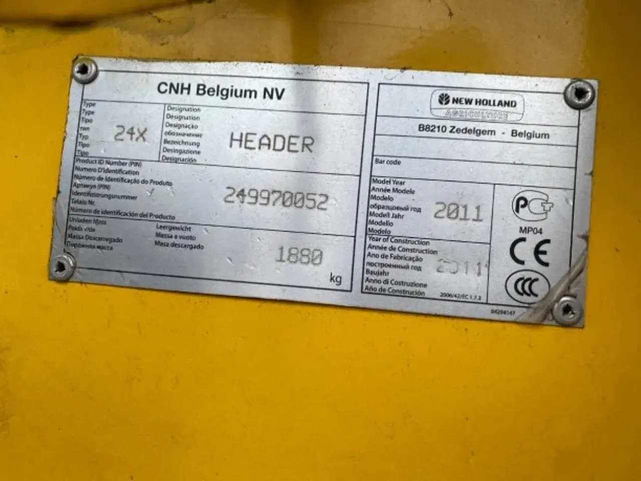 Billede 10 - New Holland 24" skærebord