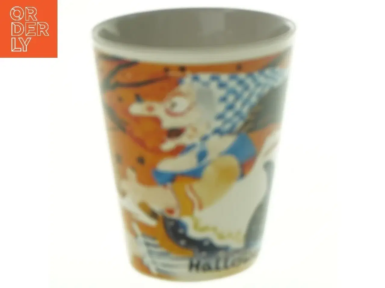 Billede 1 - Keramikkrus med Halloween-tema (str. 10 x 11,5 cm)