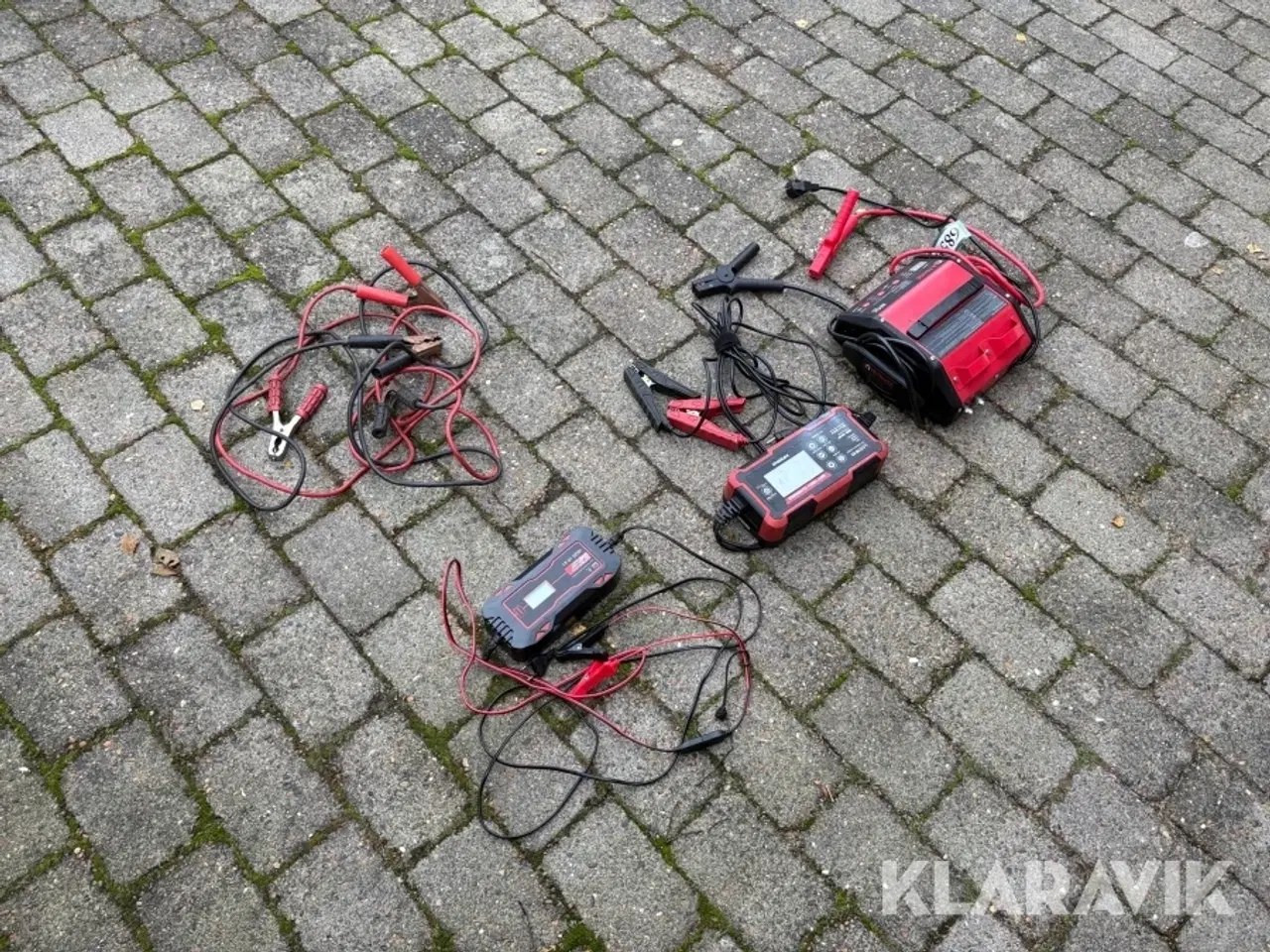 Billede 7 - Bilbatteriopladere 3 styk + startkabler