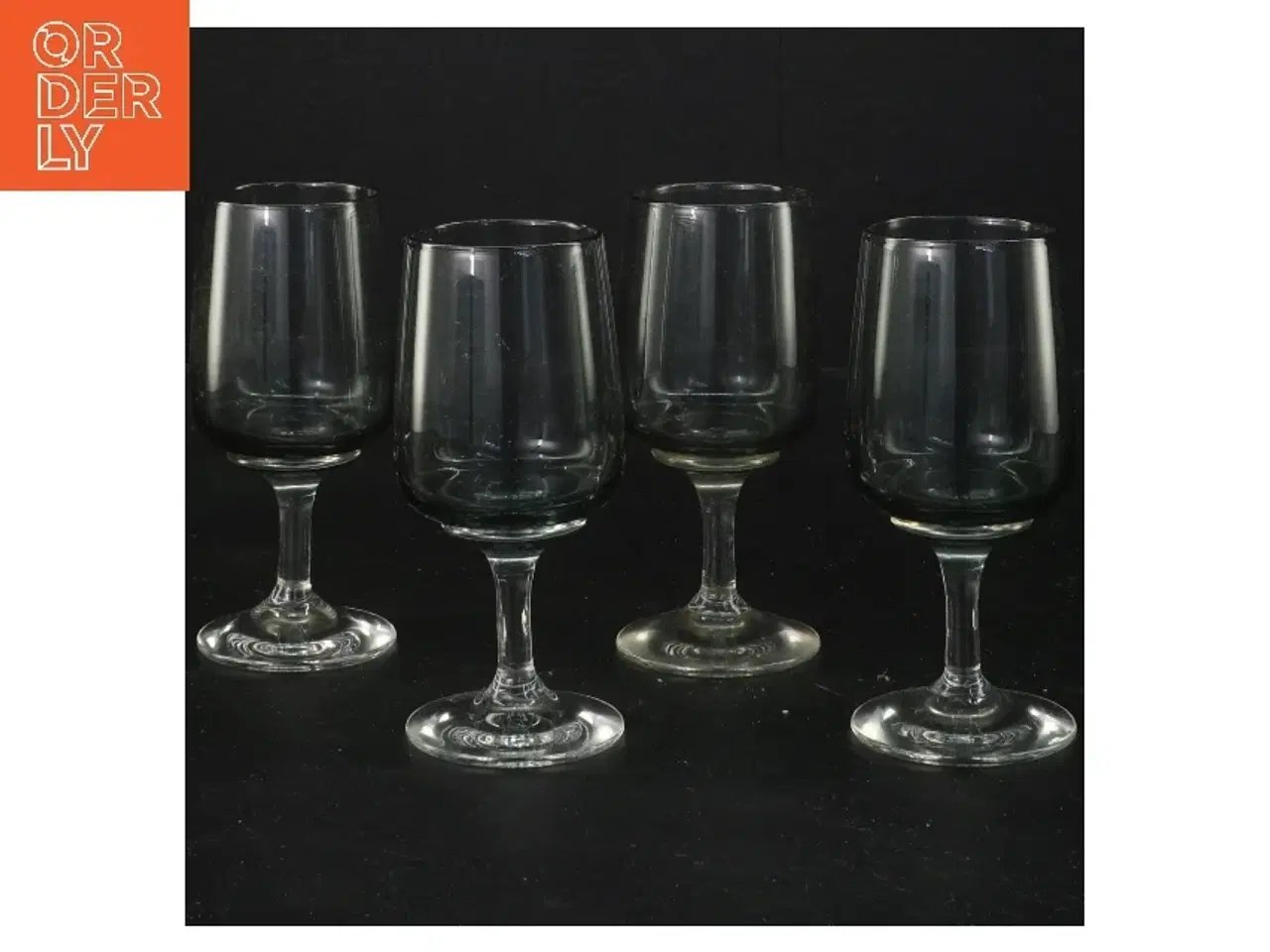 Billede 1 - 4 stk. Holmegaard Atlantic snapseglas (str. 4 stk Ø 4 cm Længde 11 cm)