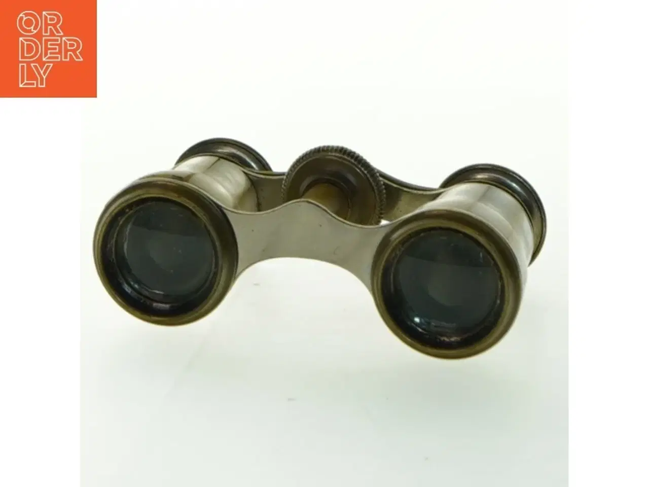 Billede 1 - Antik messing/perlemor opera-kikkerter (str. 9 cm)