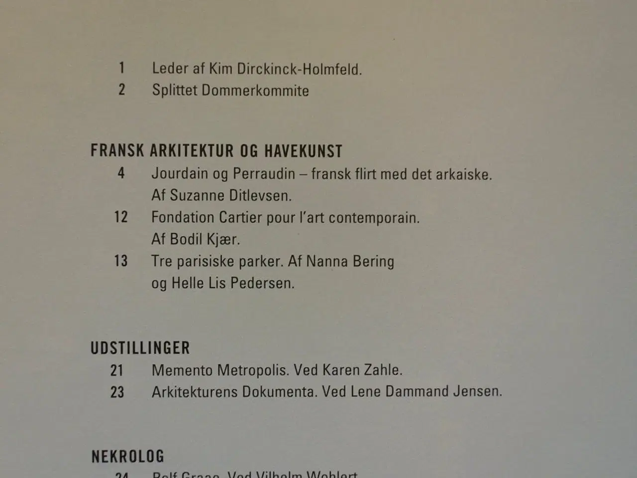 Billede 2 - arkitekten 01 1996 98. årgang, emne: arkitektur
