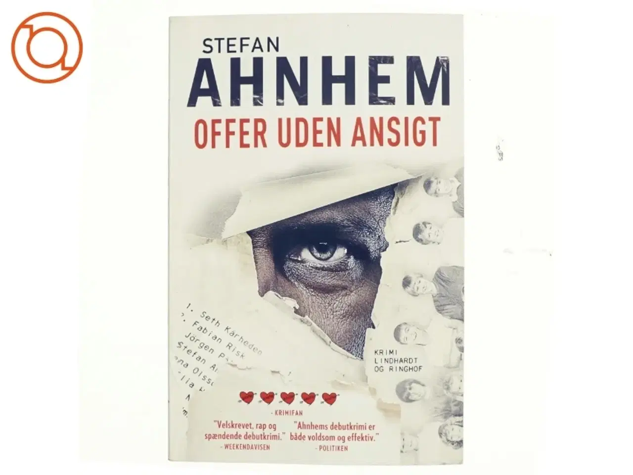 Billede 1 - Offer uden ansigt af Stefan Ahnhem (Bog)