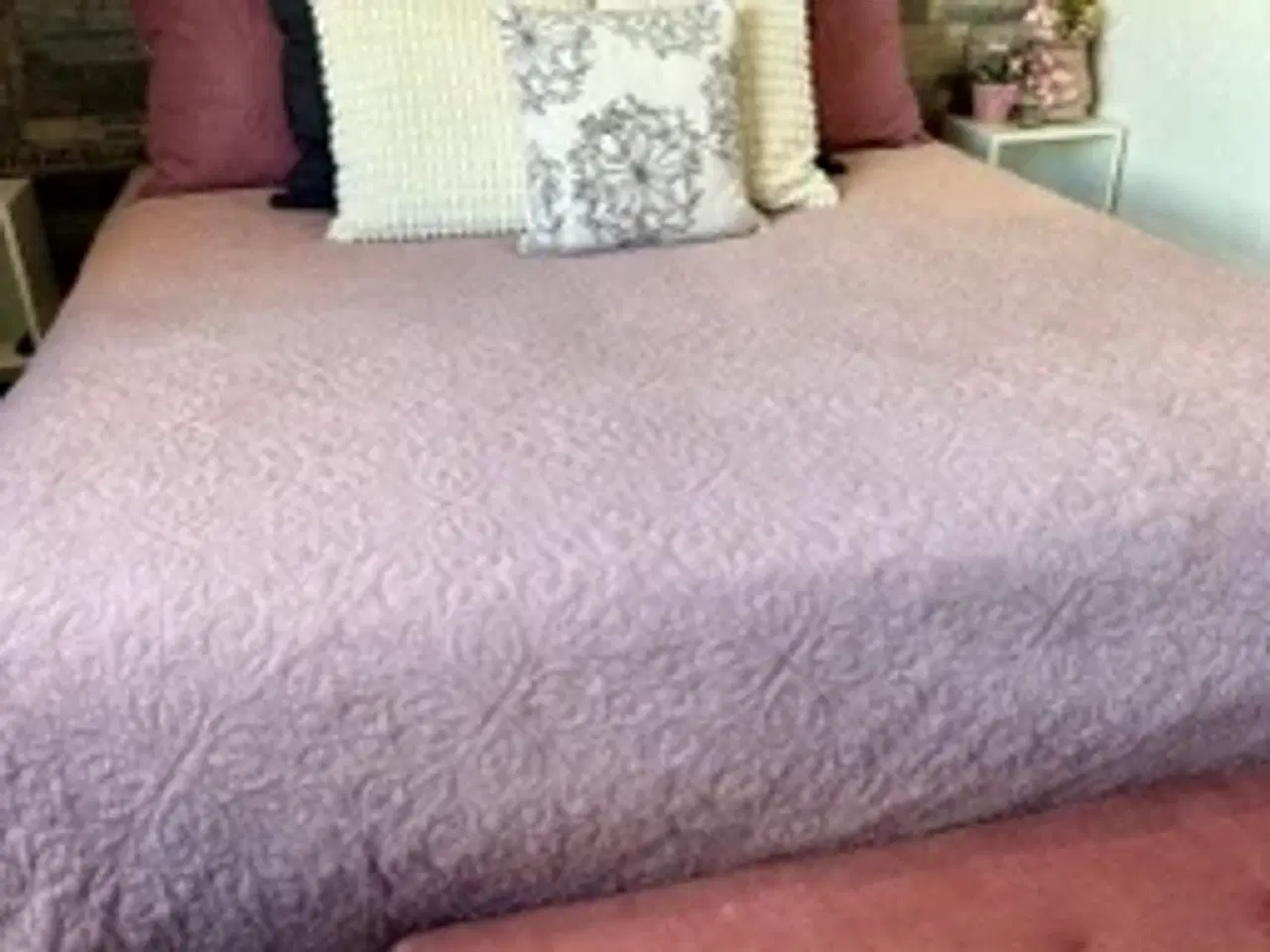 Billede 2 - Nordic House Sengetæppe i smuk Rosa farve