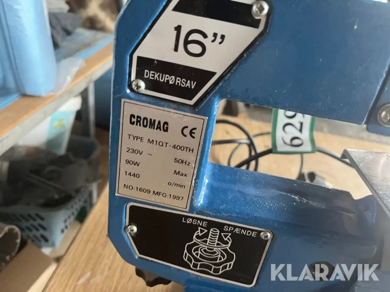 Billede 3 - Sav CROMAG M1QT-400TH