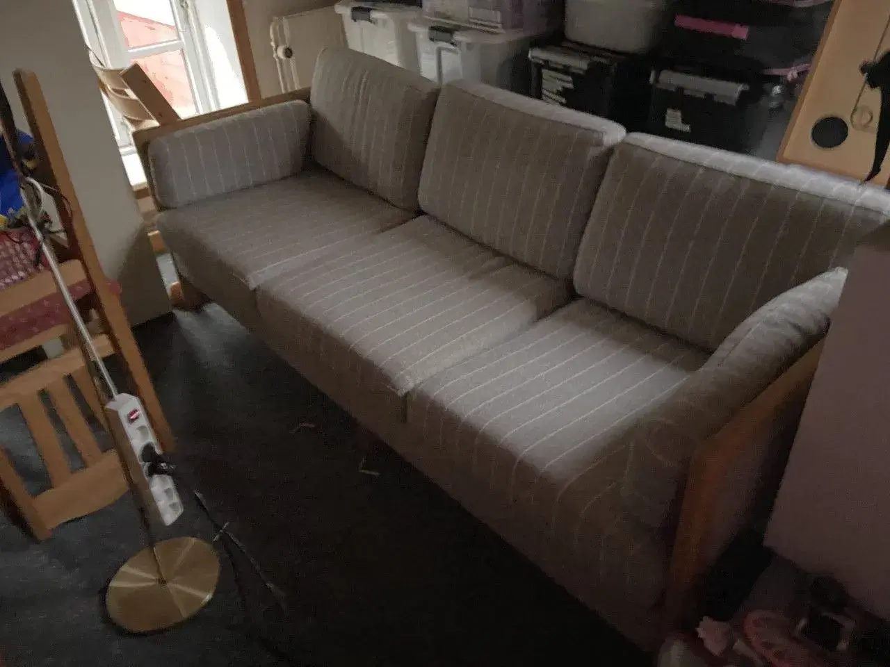 Billede 4 - 3 pers. sofa i bøg/stof + evt. tilkøb af 2 pers.