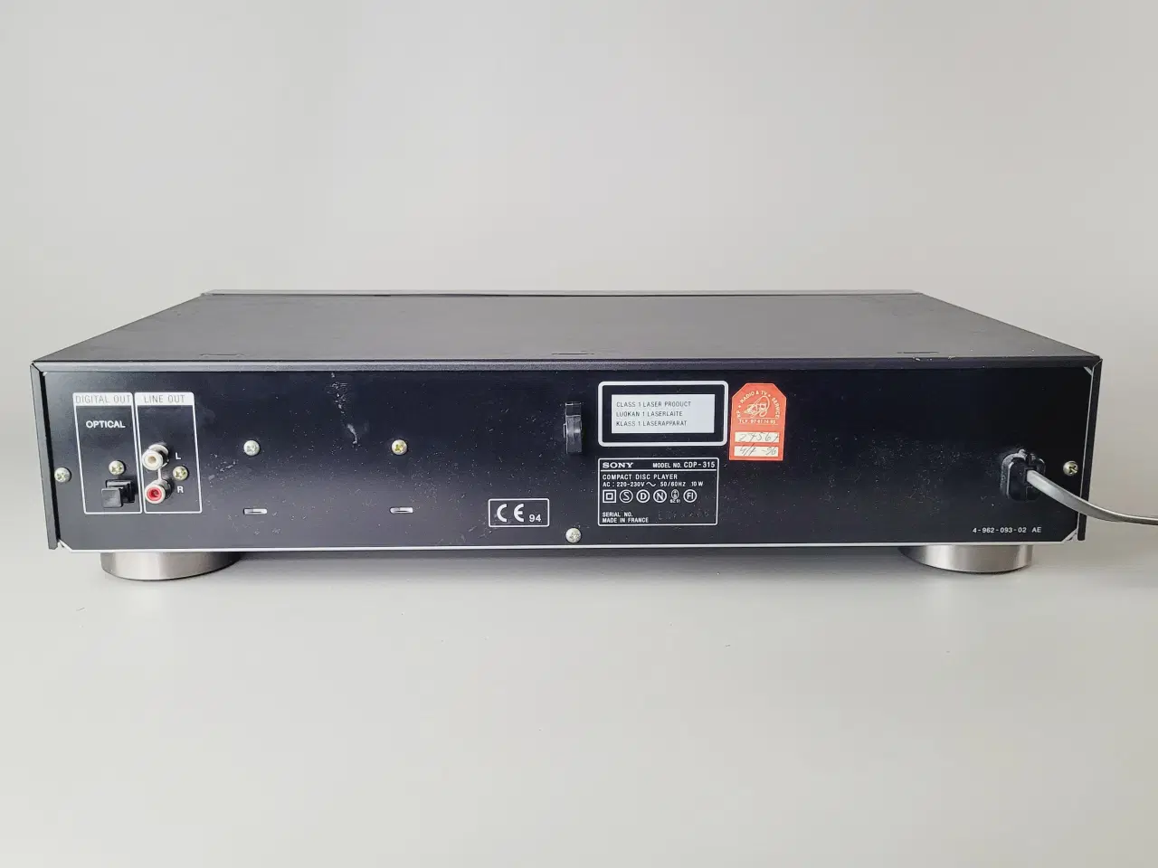 Billede 7 - ⭐️· Sony CDP-315 CD-afspiller - DEFEKT