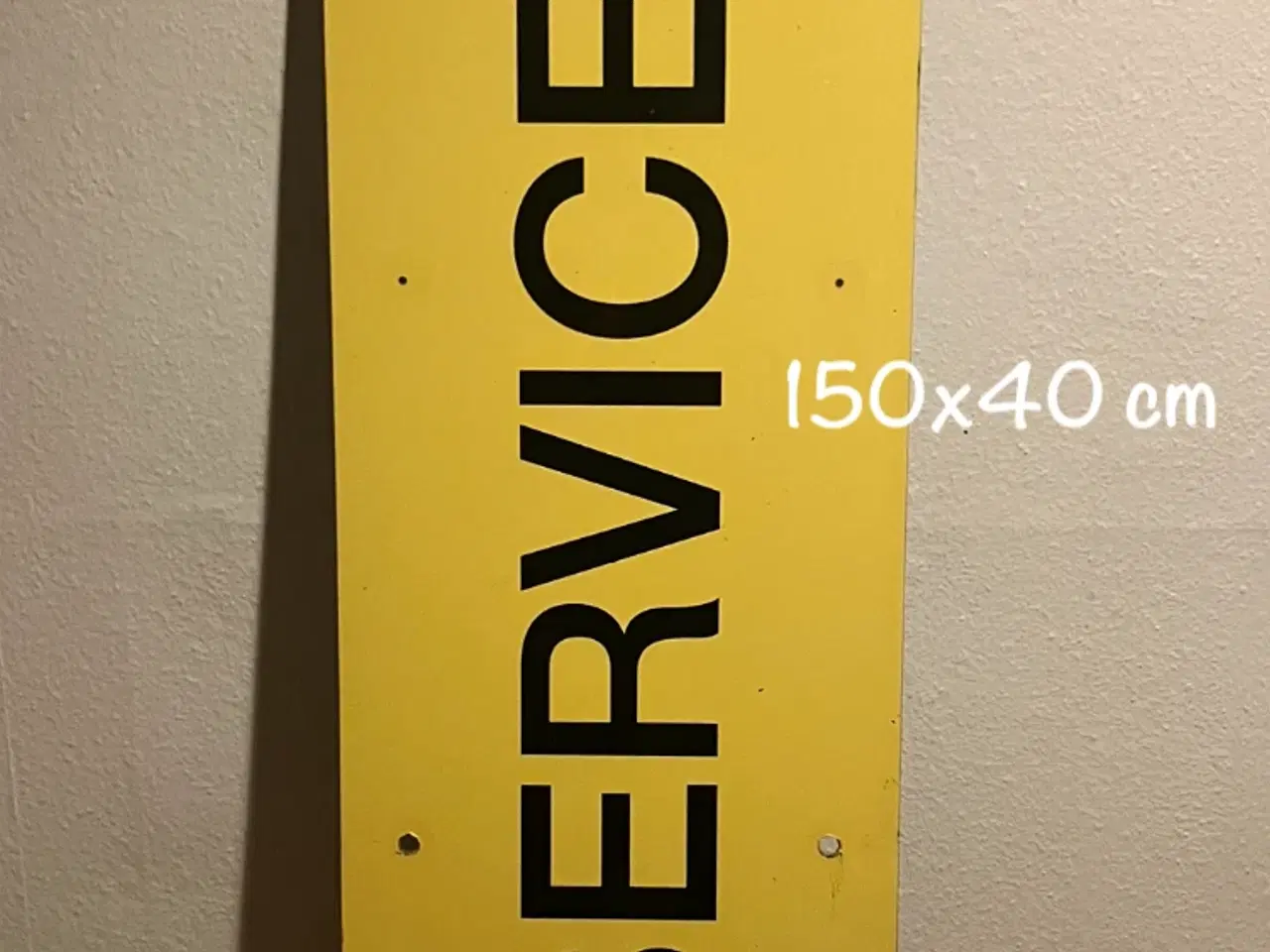 Billede 2 - Stort alu skilt