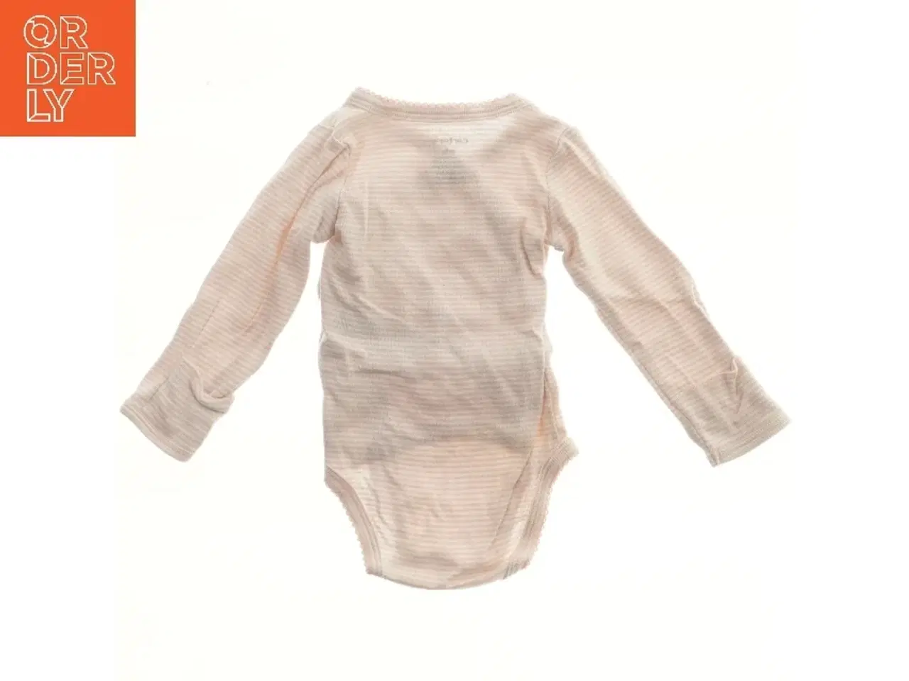 Billede 2 - Langærmet bodystocking med striber fra Carter’s (str. 56)