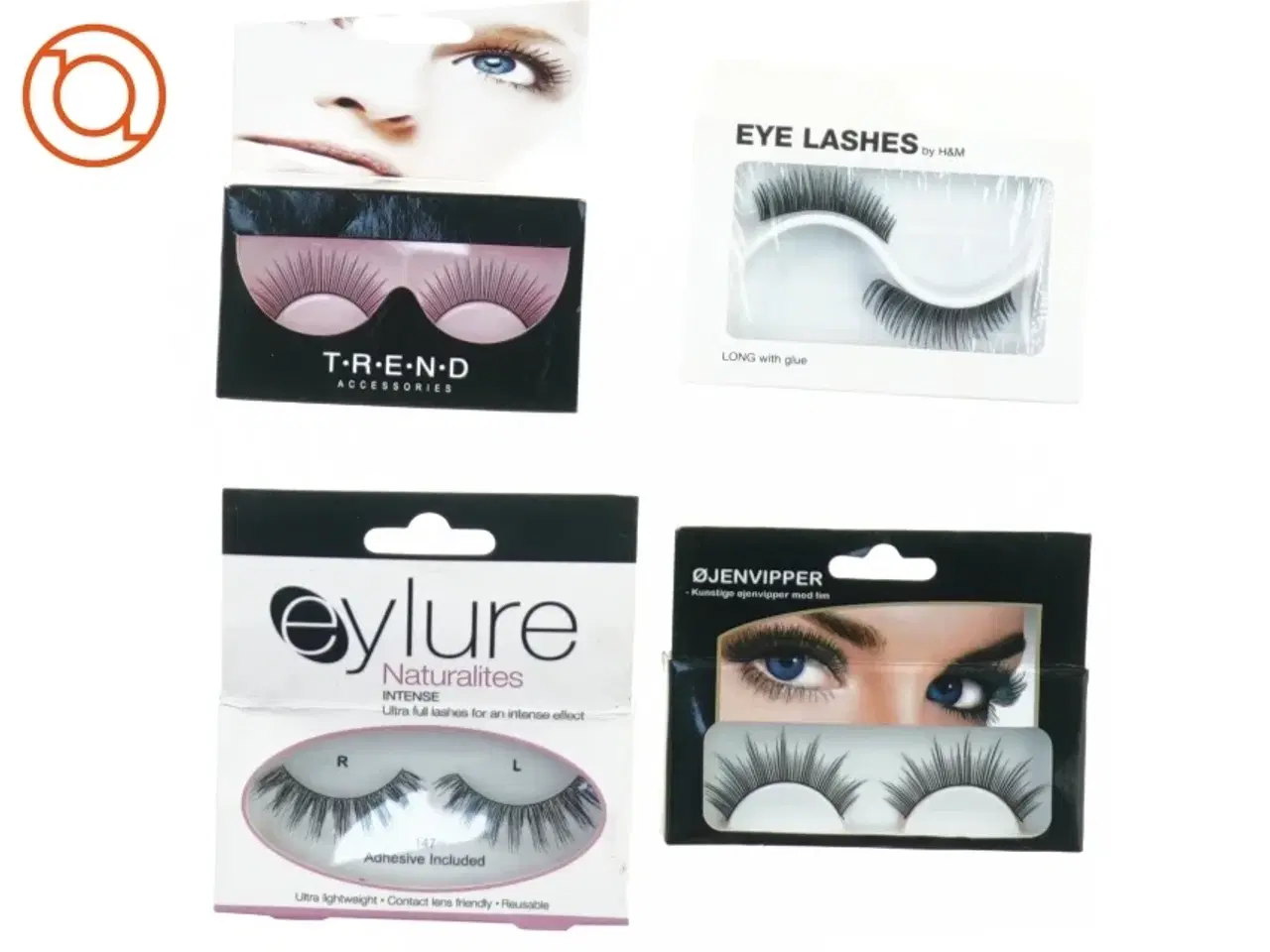 Billede 1 - Falske øjenvipper (str. Blandet)