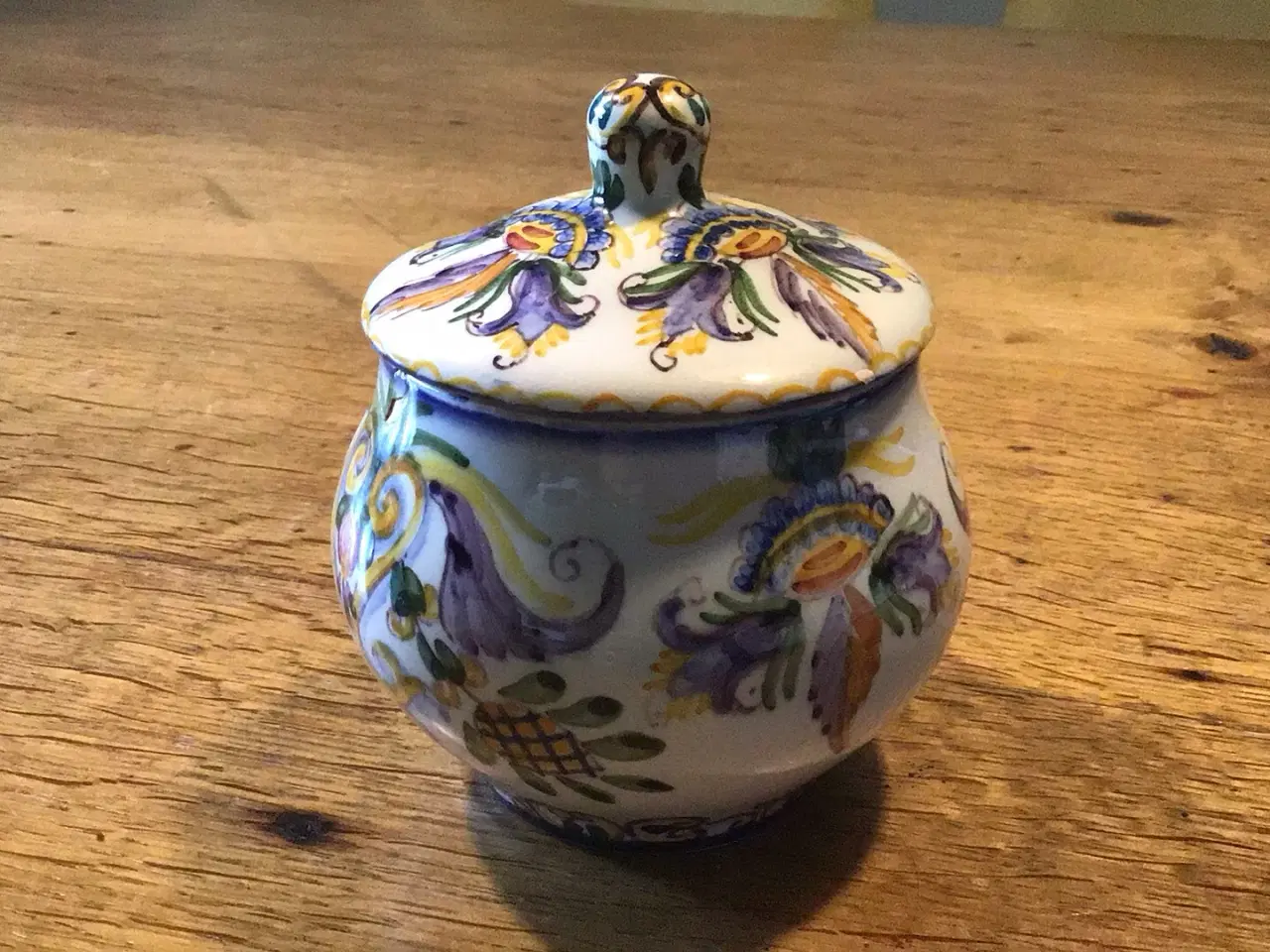 Billede 5 - Vase og lille krukke i gammelt keramik