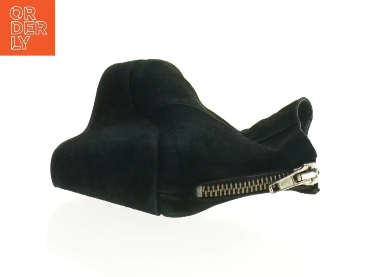 Billede 3 - Sorte ankelstøvler med kilehæl (str. 36)