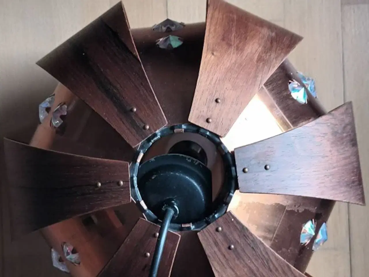 Billede 4 - Loftlampe-Retro Vintage Werner Schou 60s palisande