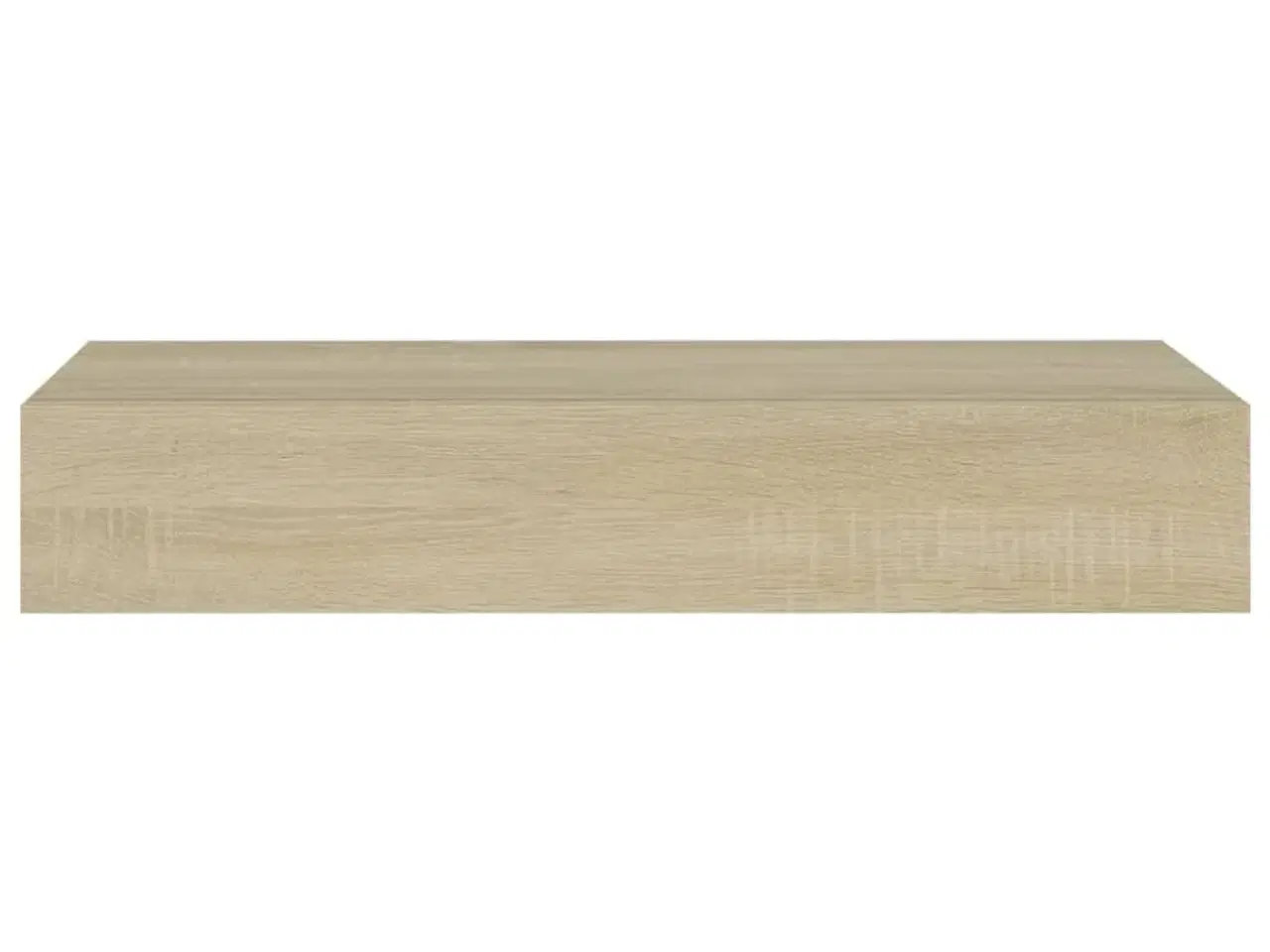 Billede 4 - Væghylde med skuffe 60x23,5x10 cm MDF egetræsfarvet