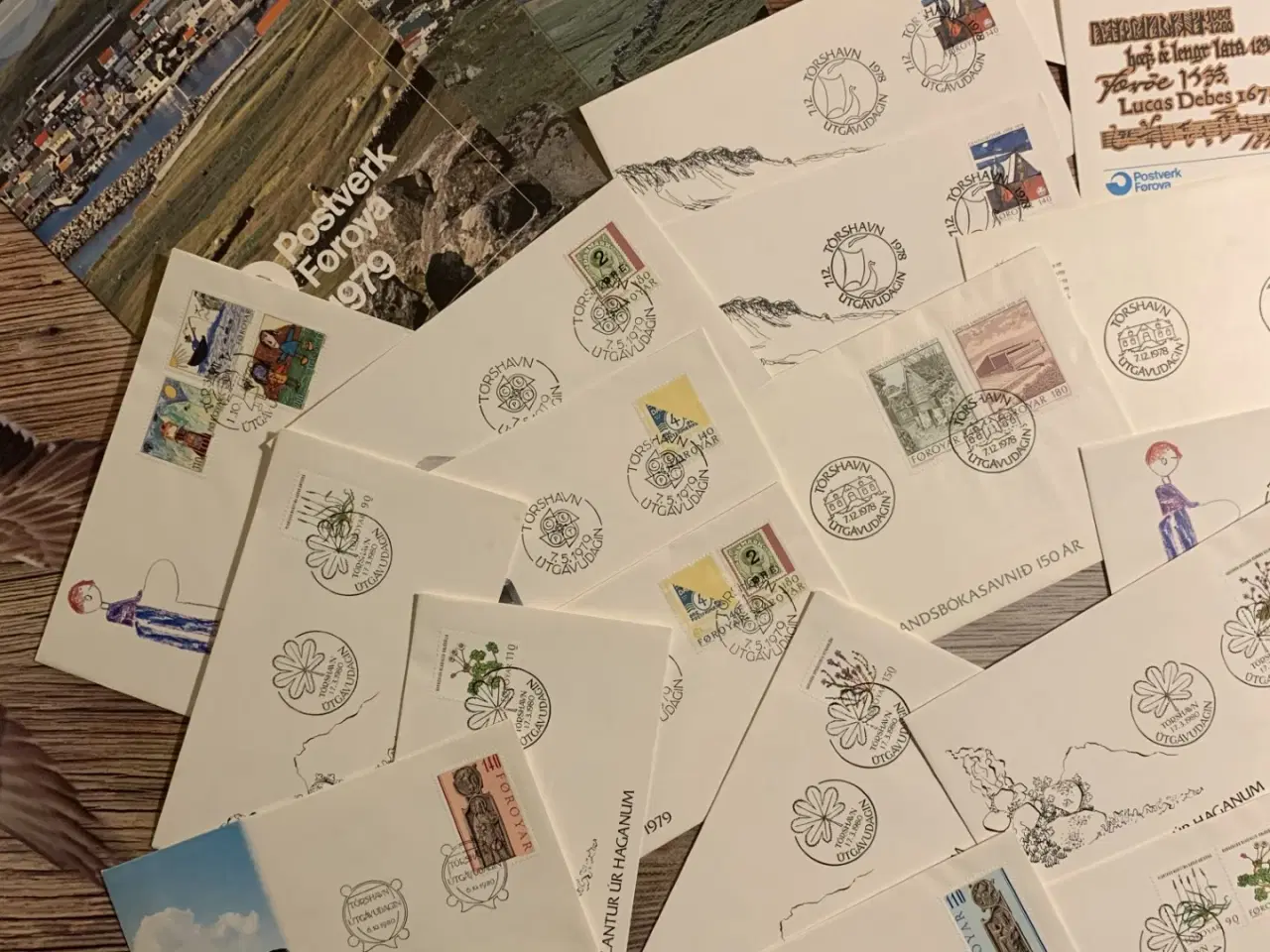 Billede 1 - Færøerne, frimærker,mapper,julemærker,kuverter 