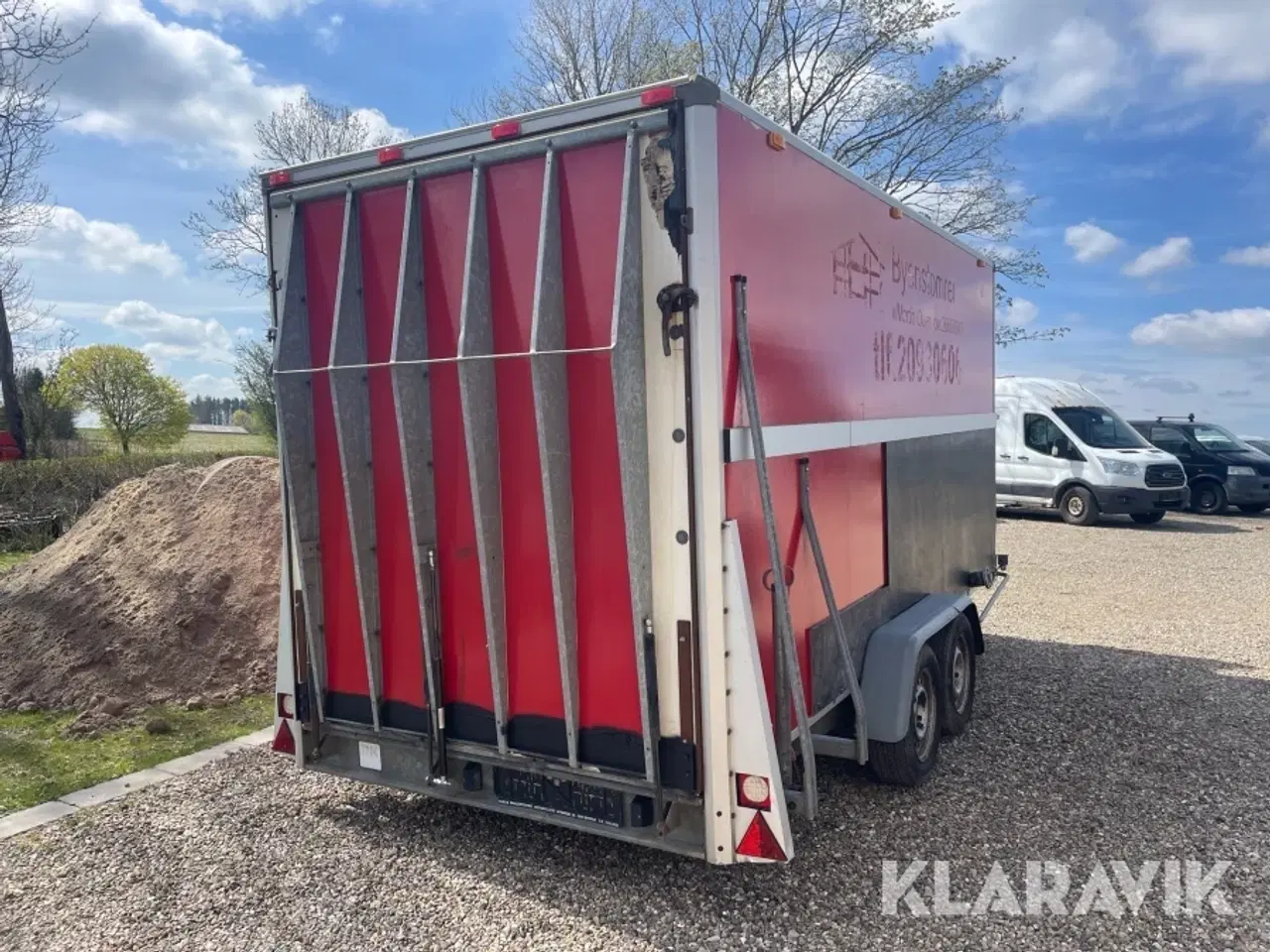 Billede 5 - Cargo trailer Variant med isoleringsmaskine