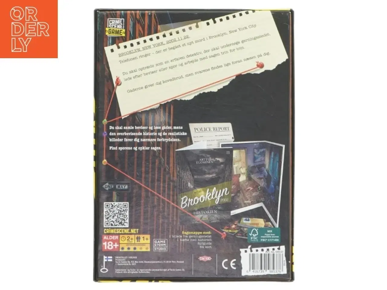 Billede 3 - Brooklyn 2002 kriminalspil (str. 22,5x16,5 cm)