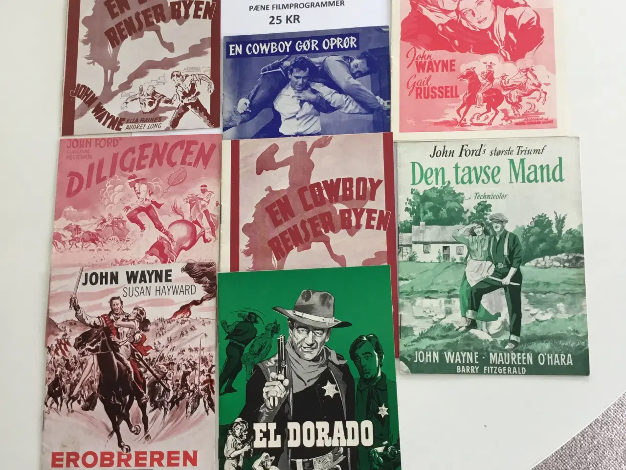 Billede 5 - FILMPROGRAMMER 10 LOT A. 8 STK