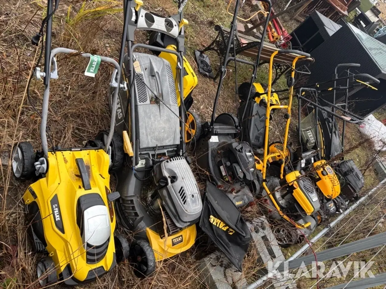 Billede 1 - Græsslåmaskiner 6 styk bl.a. Stiga, Texas, falke