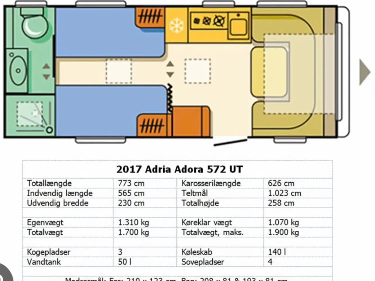 Billede 2 - Campingvogn så flot som ny. 149.500kr