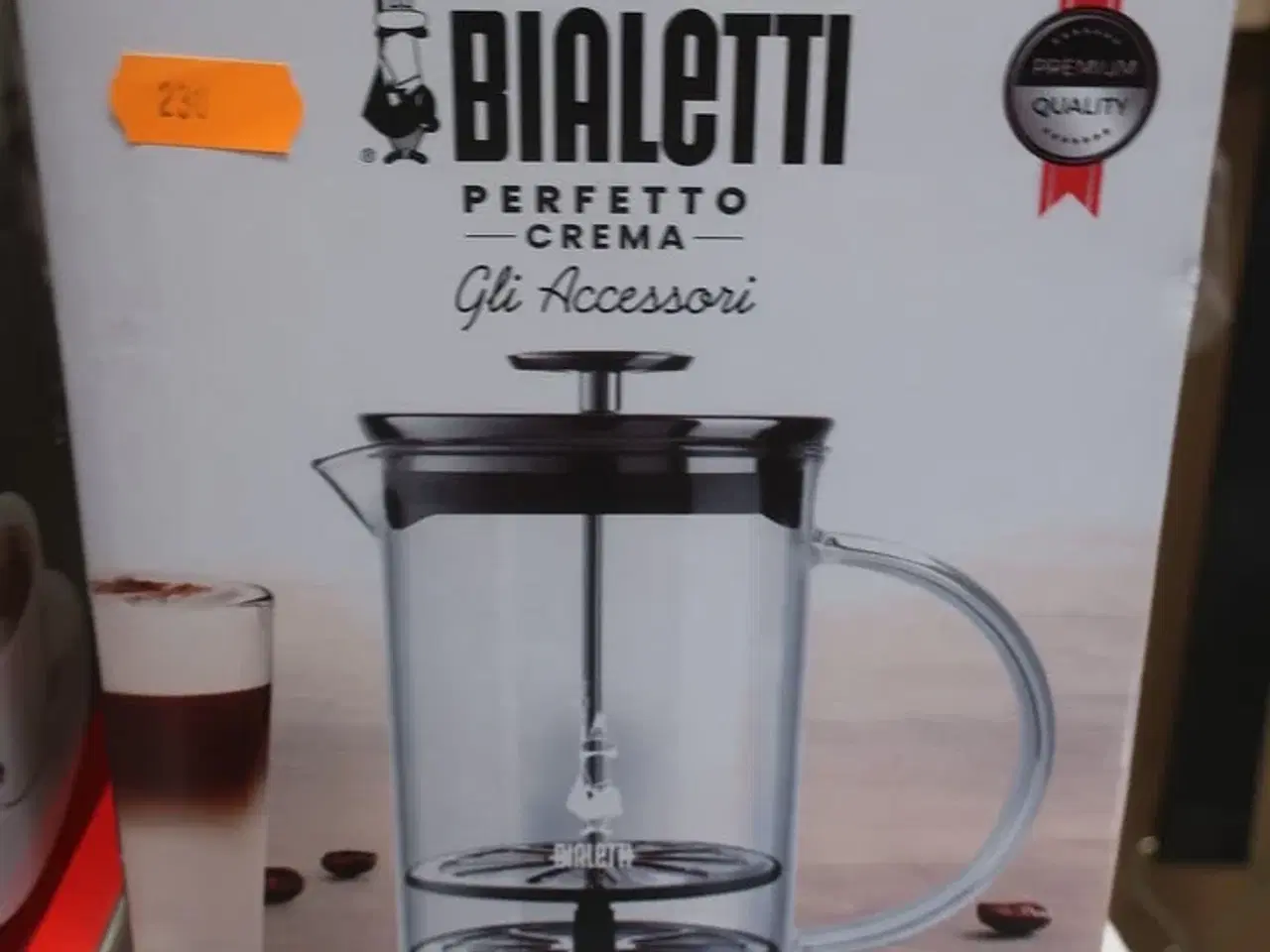Billede 4 - BIALETTI Kaffekværn,kaffekoger,stempelkande,mælkeskummer,4 kopper