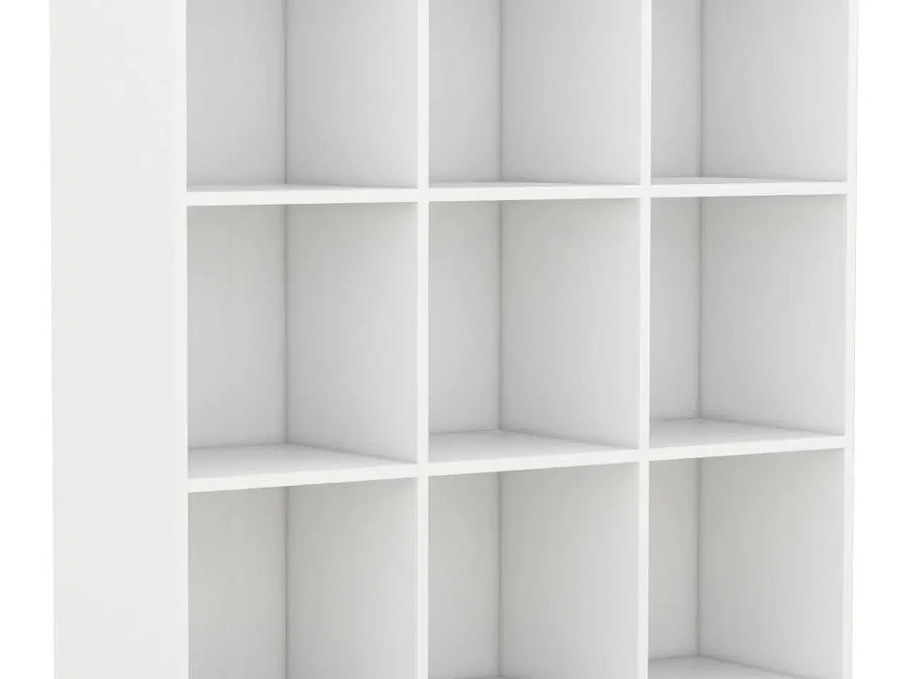 Billede 2 - Bogreol 98x30x98 cm spånplade hvid