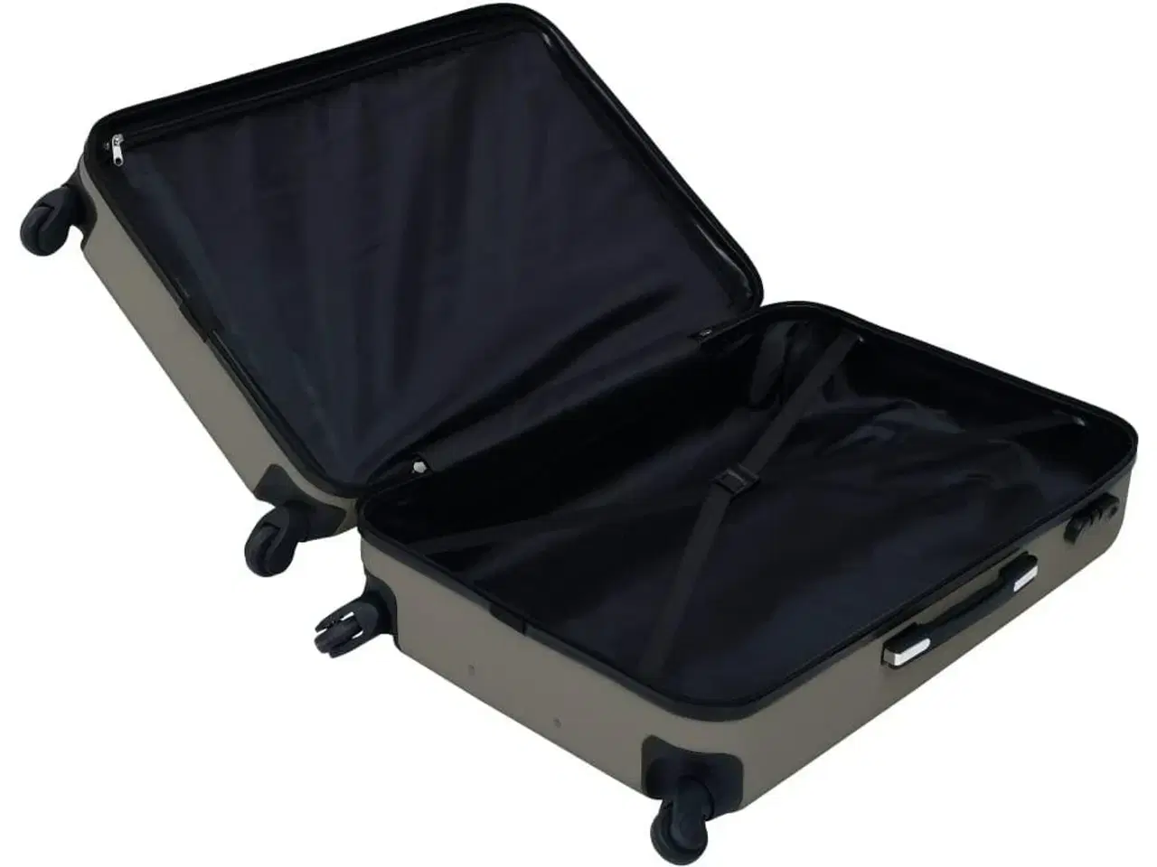 Billede 6 - Kuffert sæt 3 dele hardcase ABS antracitgrå