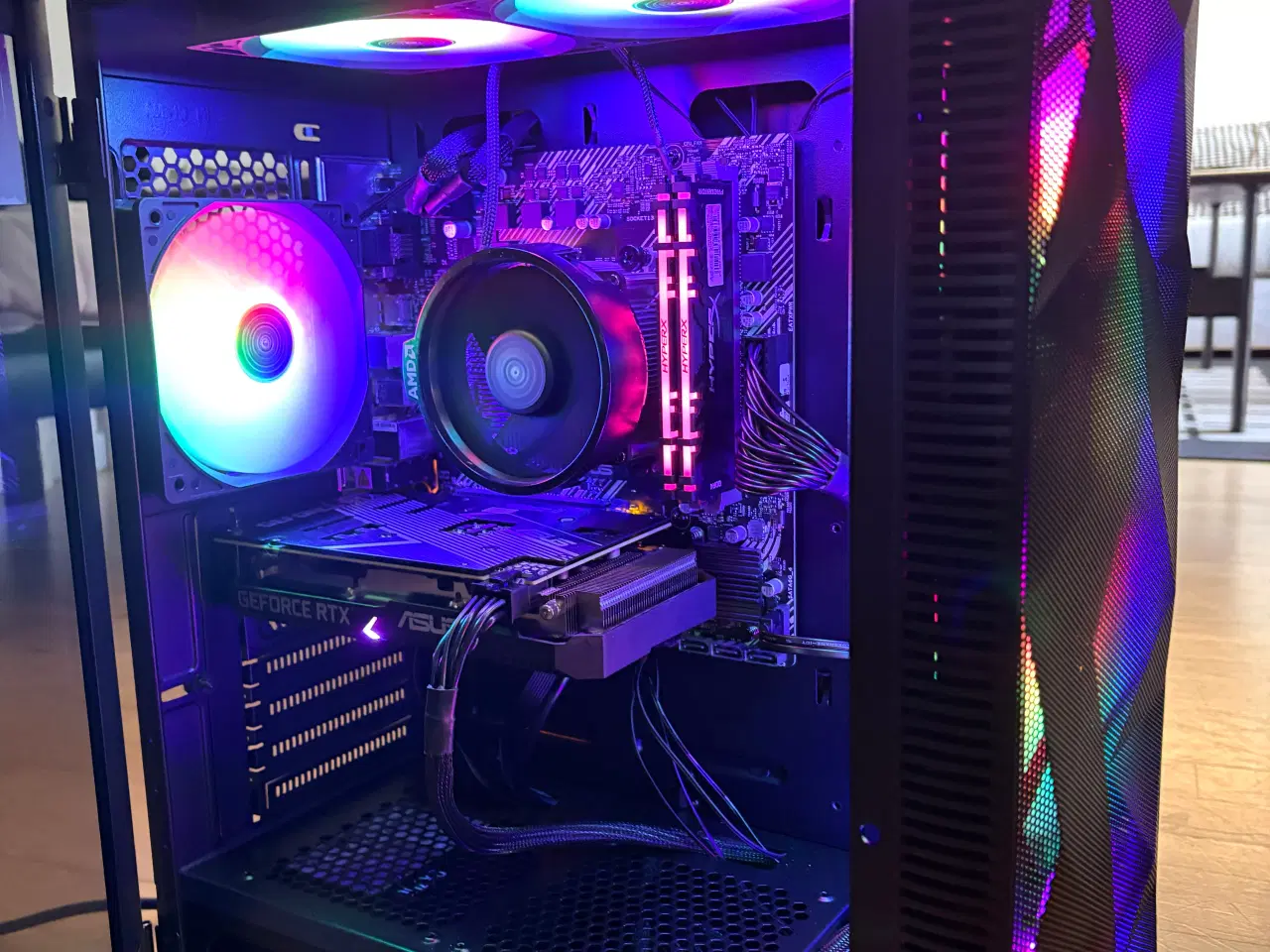 Billede 1 - Selvbygget gaming pc rtx 3050 ryzen 5 2600X