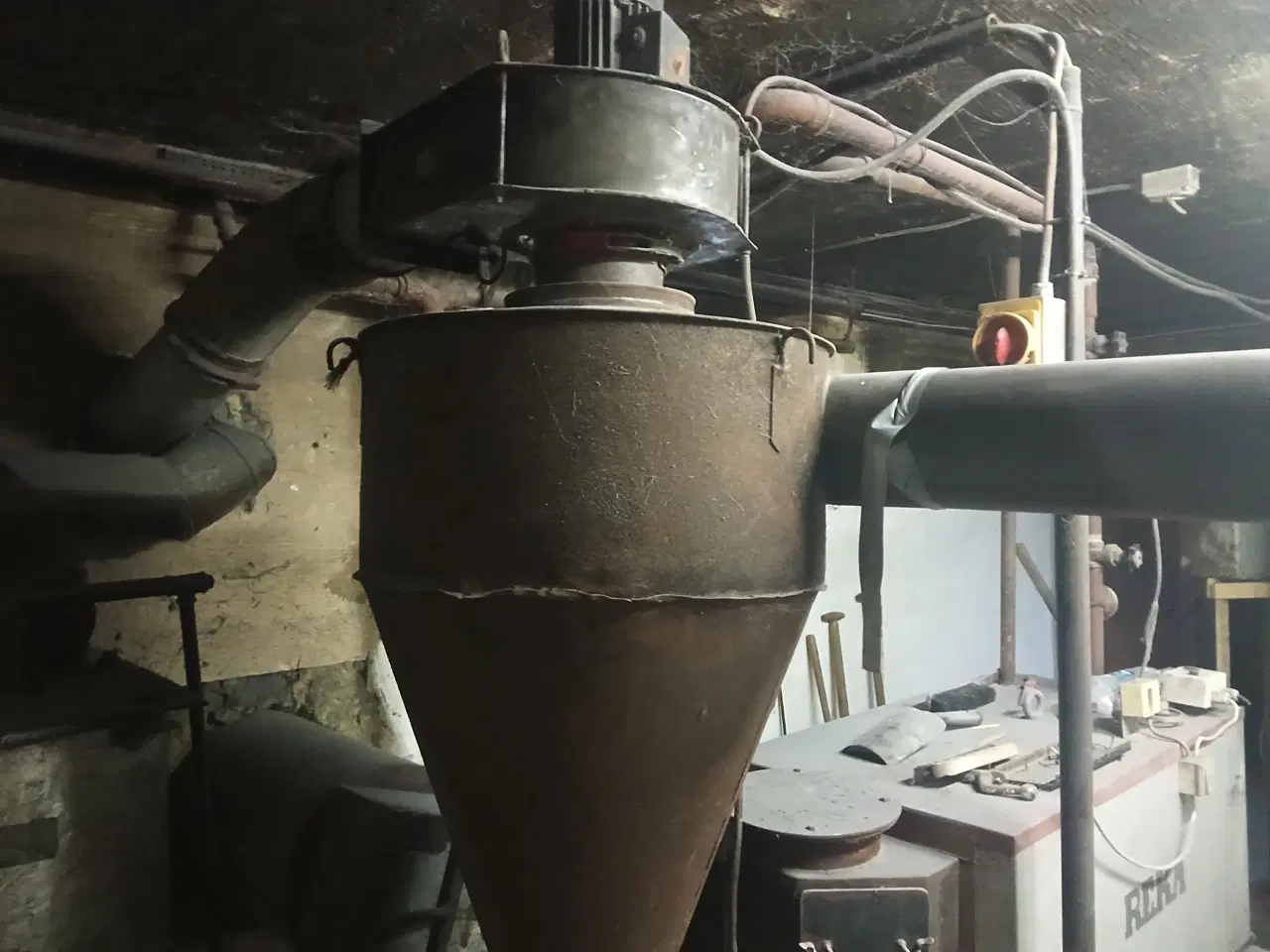 Billede 4 - Reka kedel med stoker til piller og til halm