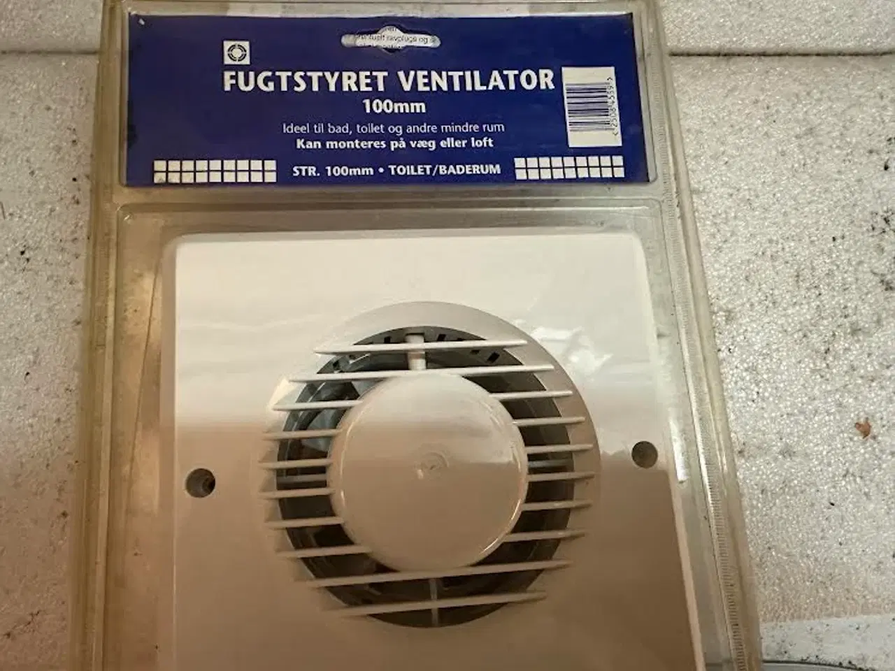 Billede 1 - 100 mm Fugtstyret ventilator