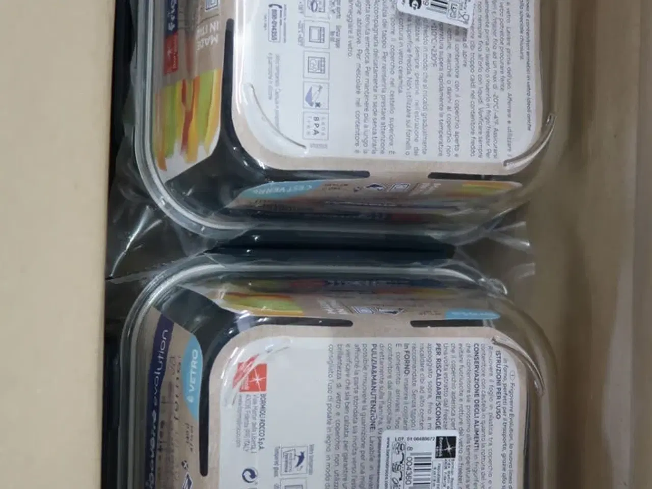 Billede 3 - 3 kasser plastikbeholder BORMIOLI Model: 389112