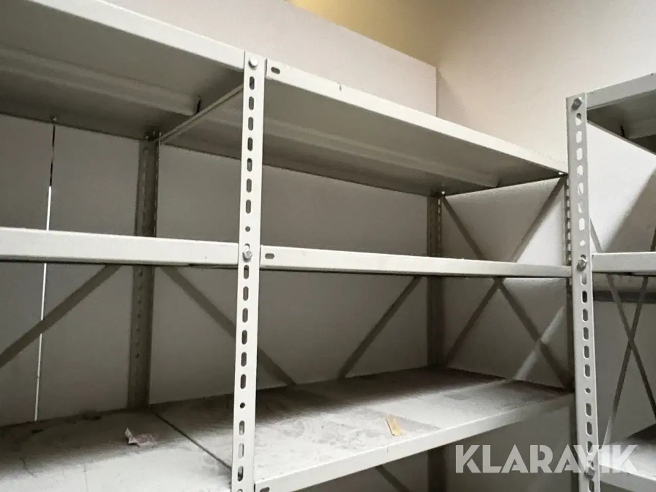 Billede 9 - Værkstedsreoler 6 sektioner