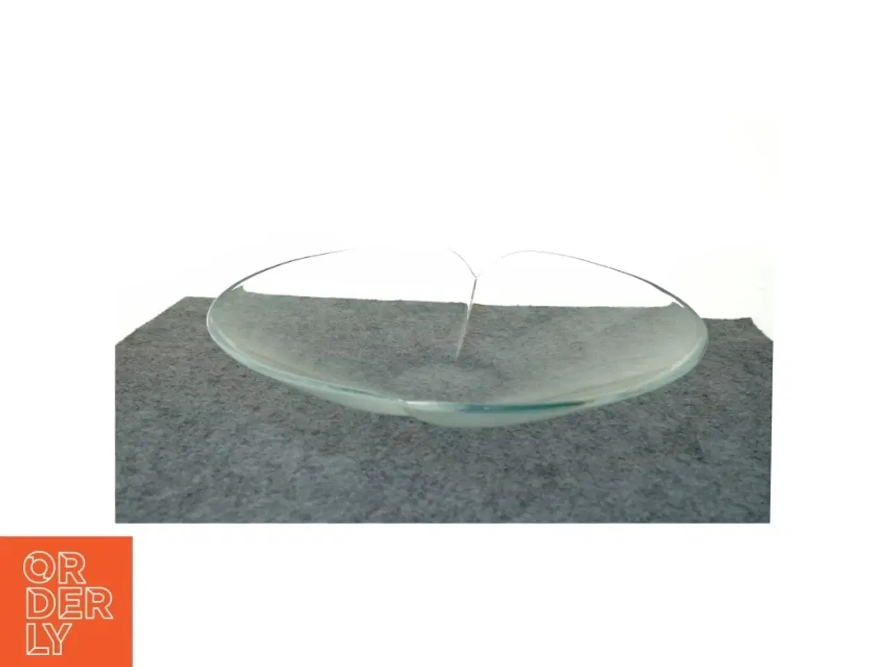 Billede 1 - Holmegaard Fad i glas (str. )