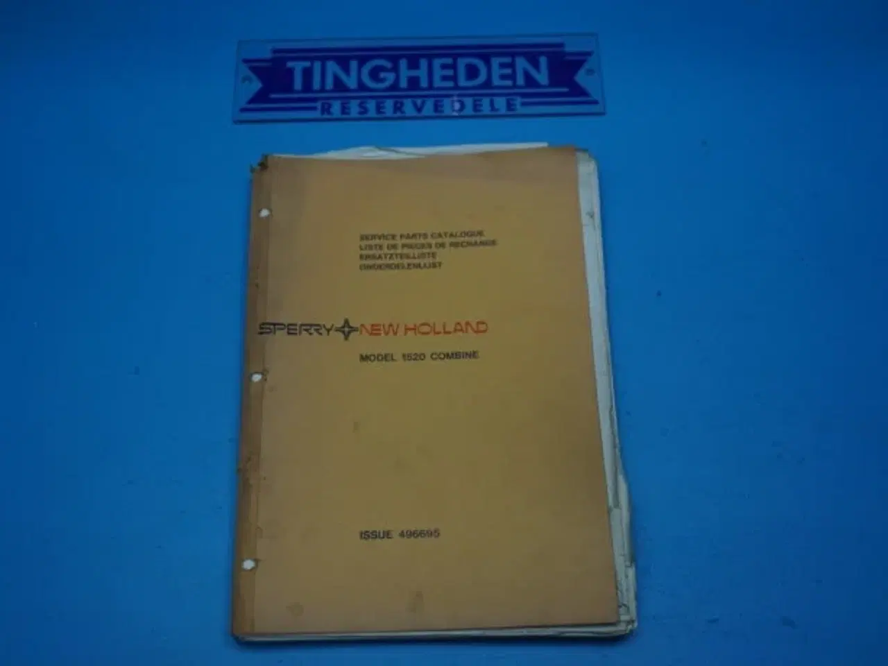 Billede 1 - New Holland 1520 Reservedelskatalog 