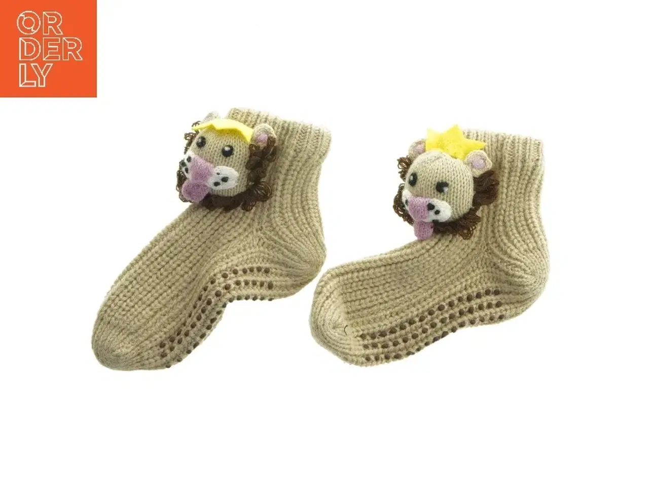 Billede 1 - Børnesokker med løvemotiv fra Melton (str. 26-27 )