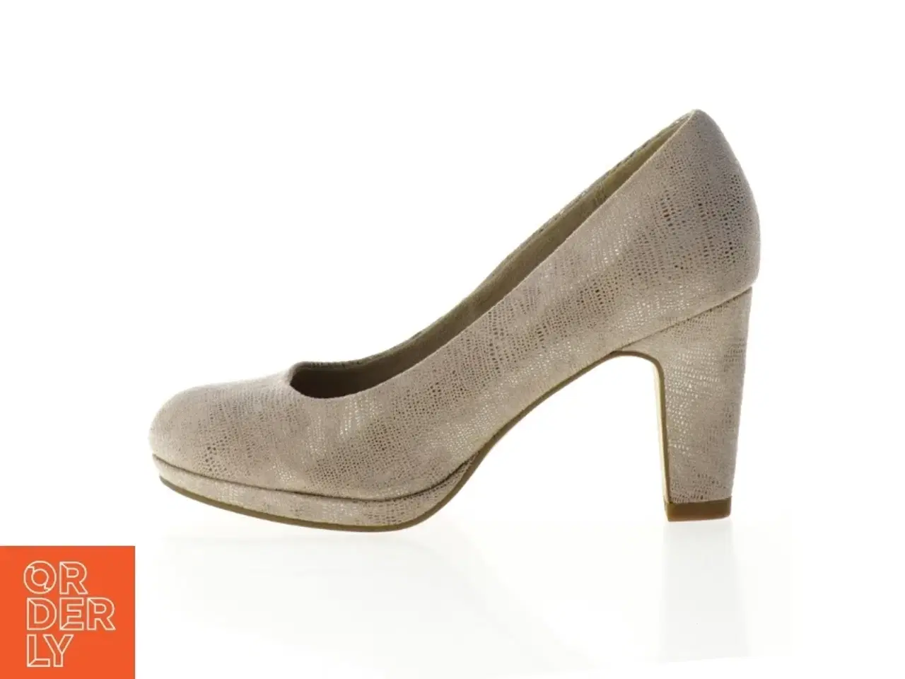 Billede 1 - Beige højhælede sko fra Tamaris (str. 36)