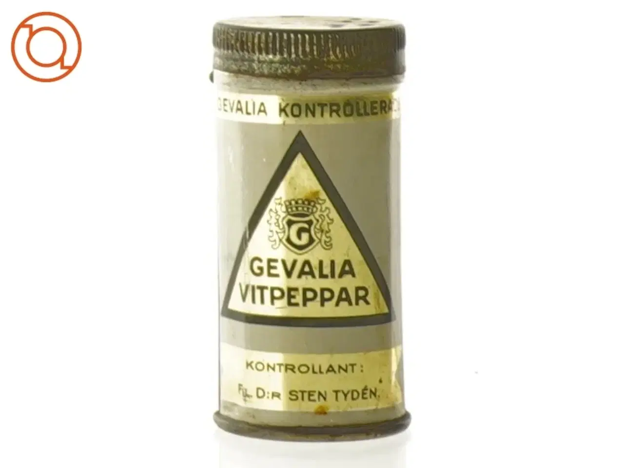 Billede 3 - Antik Gevalia Vittpeppar Krydderbøsse fra Gevalia (str. 7 cm x 35 o cm)