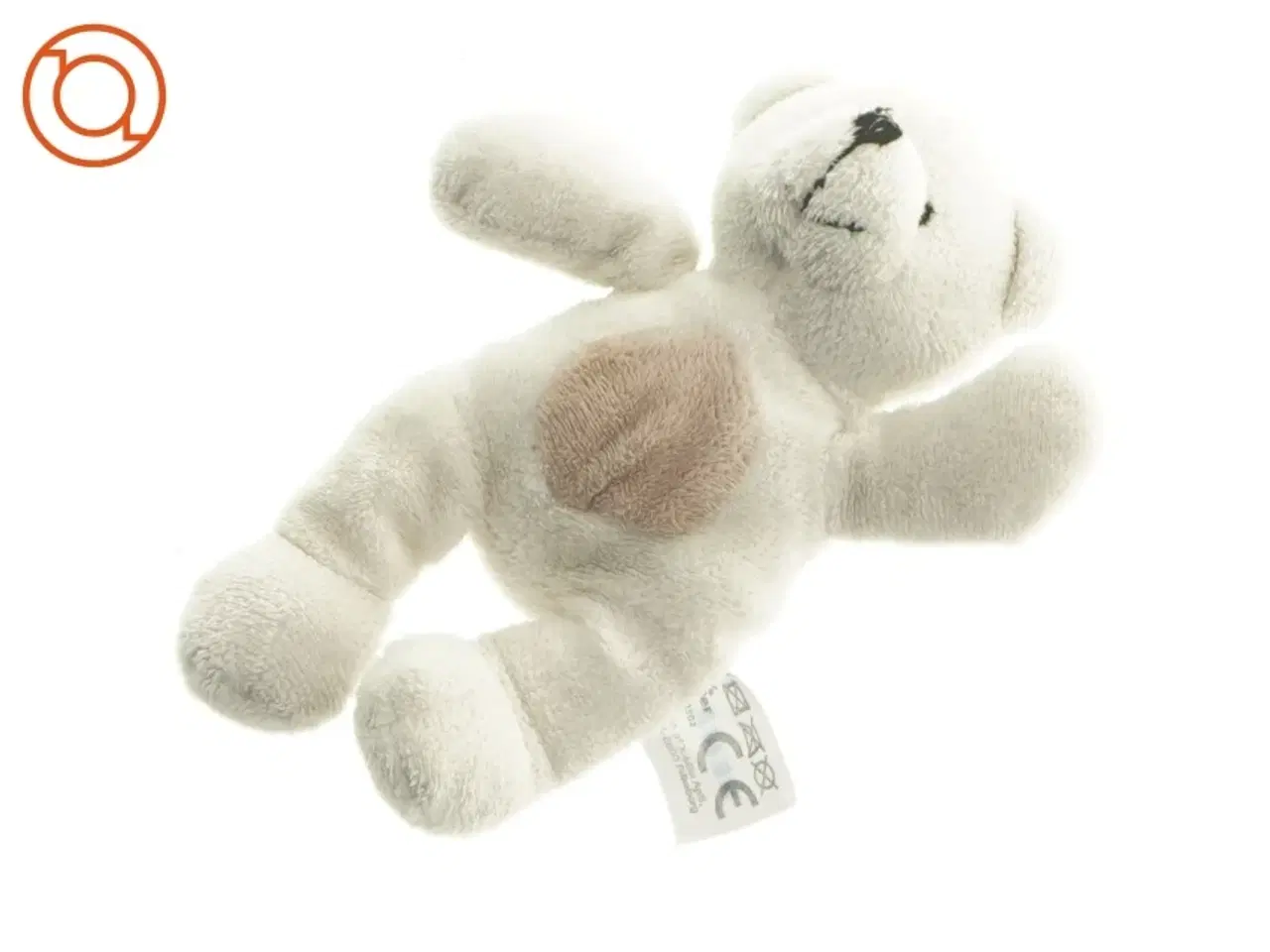 Billede 1 - Hvid bamse (str. 15 cm)