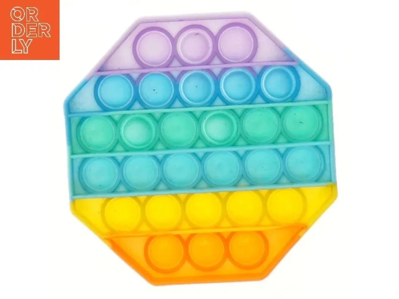 Billede 1 - Regnbue Fidget PopIt legetøj (str. Ø 13 cm)