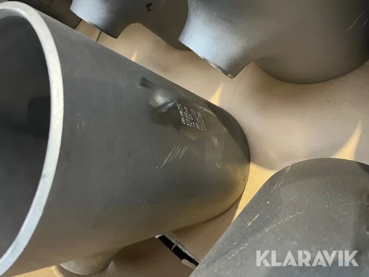 Billede 7 - Svejsetee 219,1x6,3-76,1x2,9mm P235GH - 2 paller