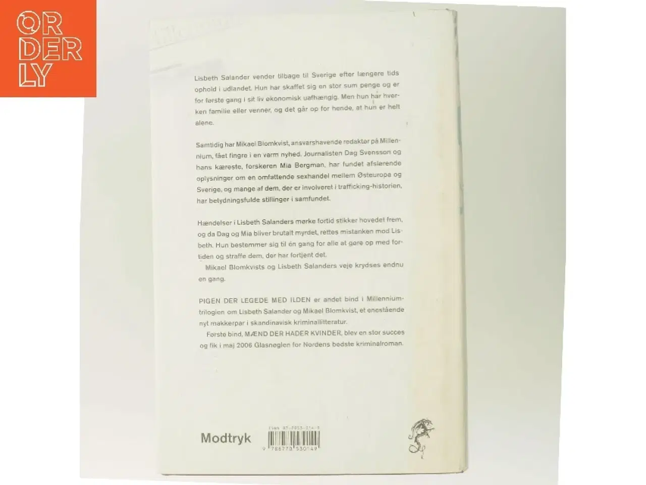 Billede 3 - Pigen Der Legede Med Ilden af Larsson, Stieg (Bog)