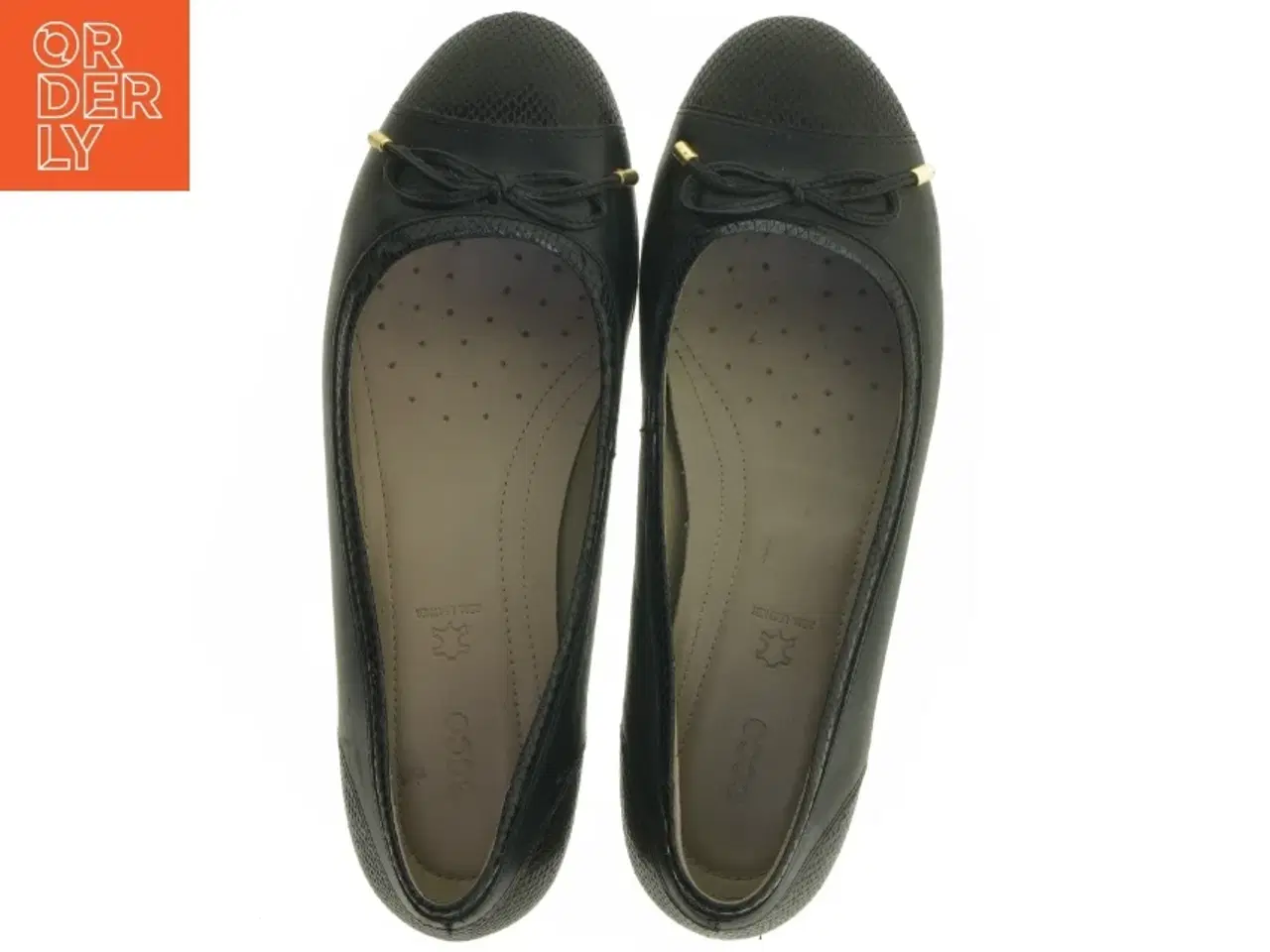 Billede 5 - Flade sorte ballerinaer fra Ecco (str. 39 )