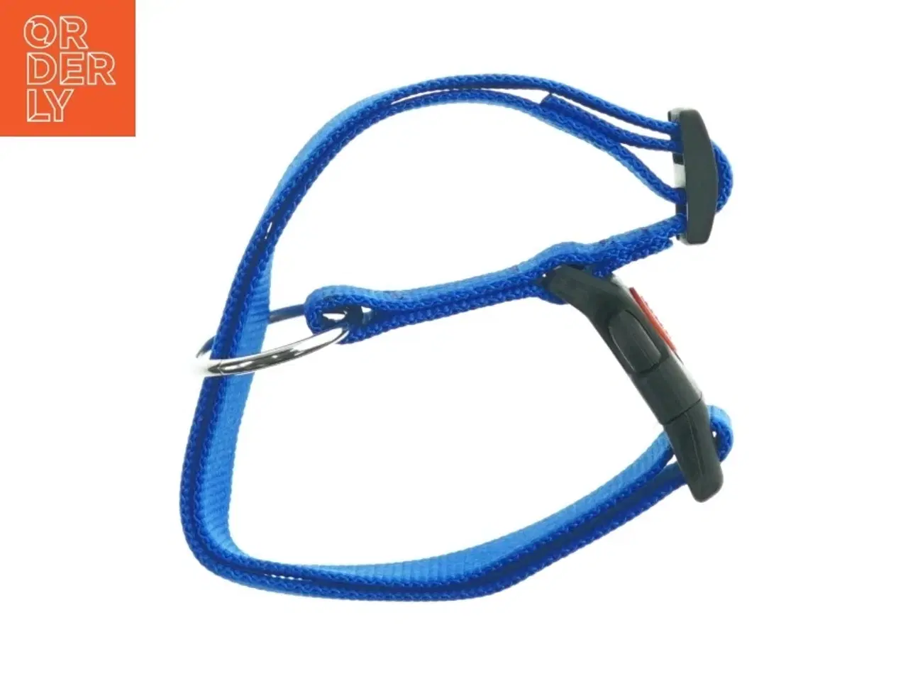 Billede 2 - Blå hundehalsbånd (str. 35 cm lang)