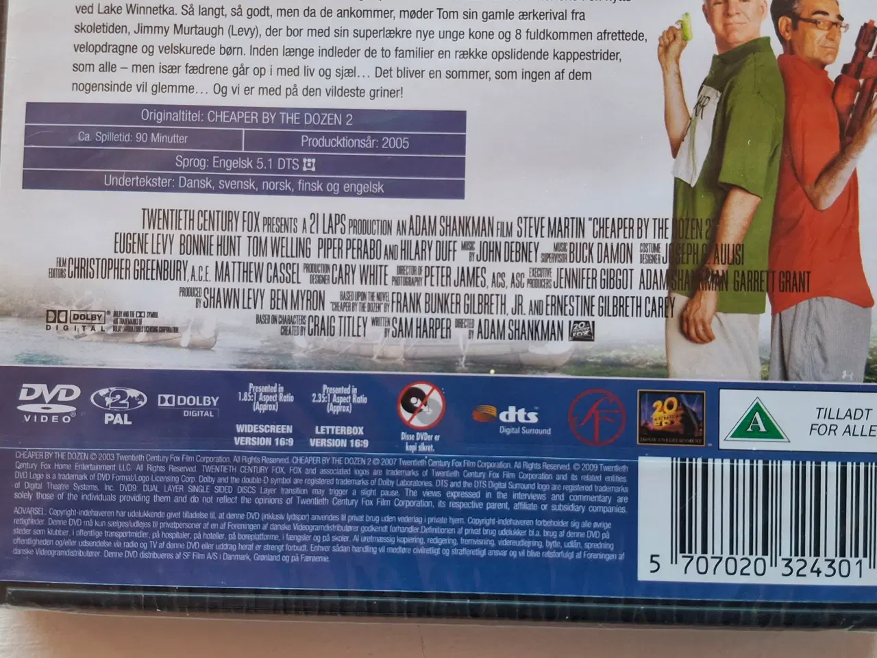 Billede 8 - Det vilde dusin 1 og 2 dvd Ny i folie