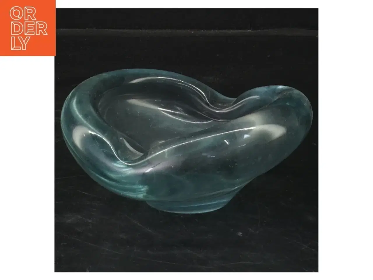 Billede 1 - Glas askebæger holmegaard (str. 13x5 cm)