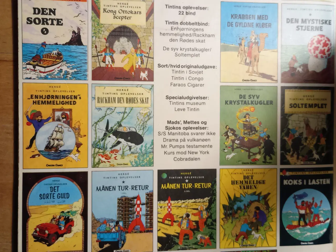 Billede 2 - Tintins oplevelser, Rackham Den Rødes Skat.