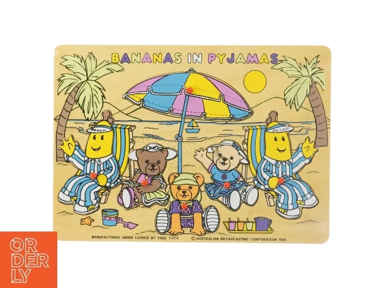 Billede 1 - Bananas in Pyjamas træpuslespil (str. 30 x 21 cm)